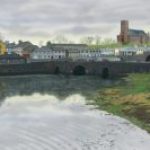 View of Newport town in Co. Mayo, Ireland
